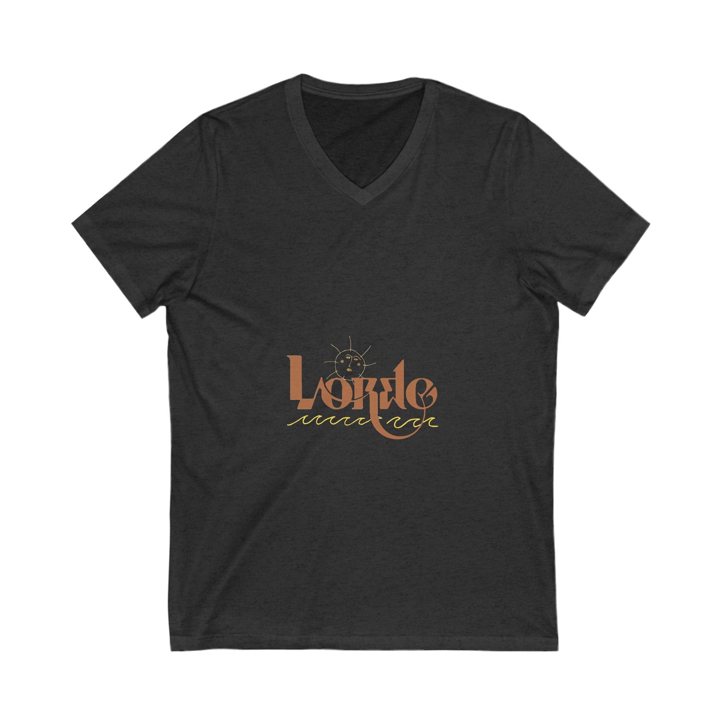 Wave & Sun Unisex Jersey Short Sleeve V-Neck Tee - snazzymerch