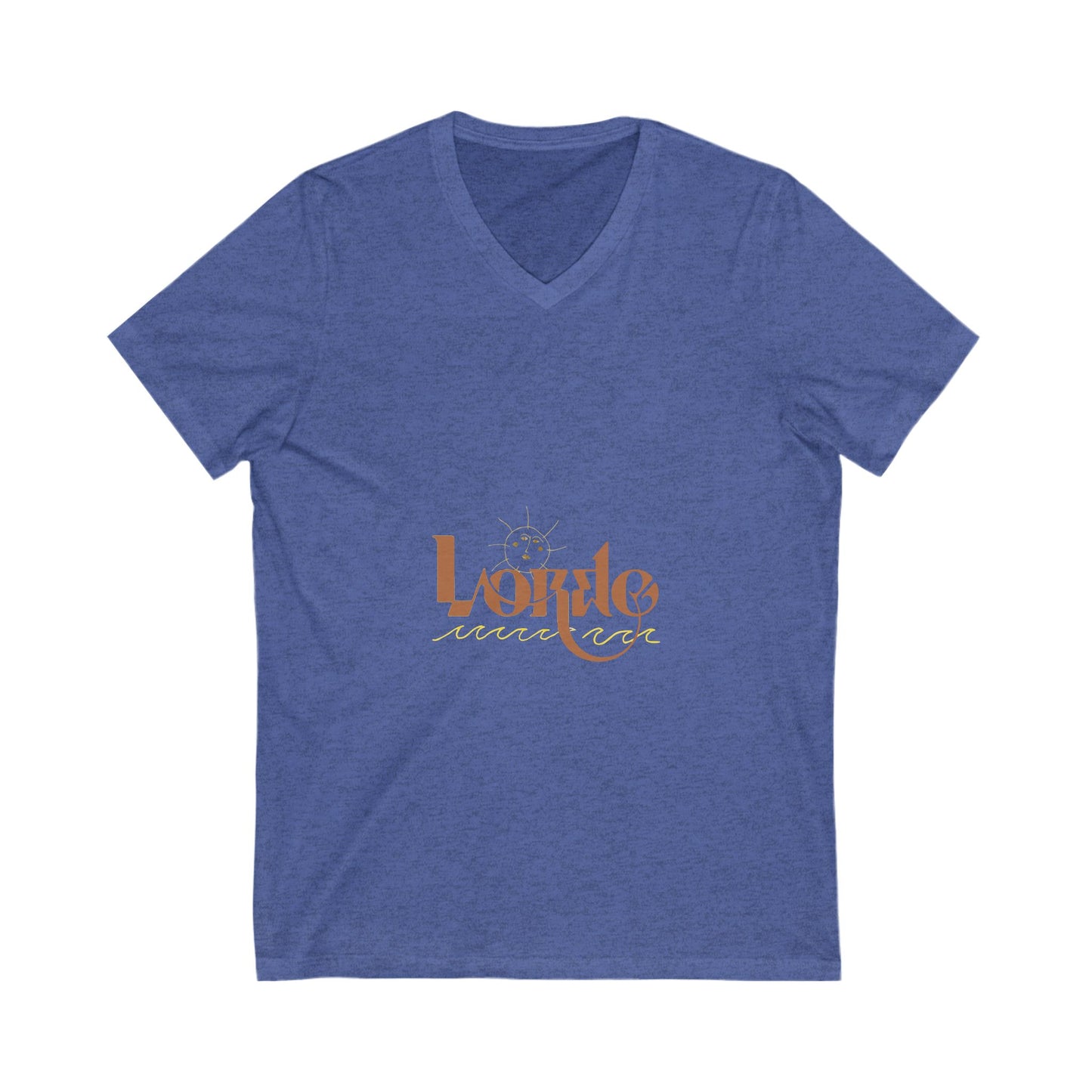 Wave & Sun Unisex Jersey Short Sleeve V-Neck Tee - snazzymerch
