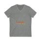 Wave & Sun Unisex Jersey Short Sleeve V-Neck Tee - snazzymerch