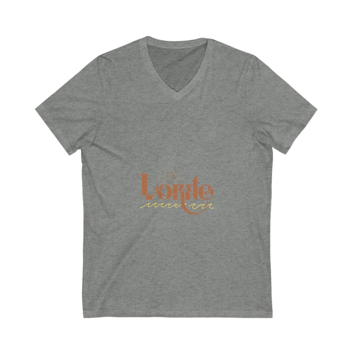 Wave & Sun Unisex Jersey Short Sleeve V-Neck Tee - snazzymerch