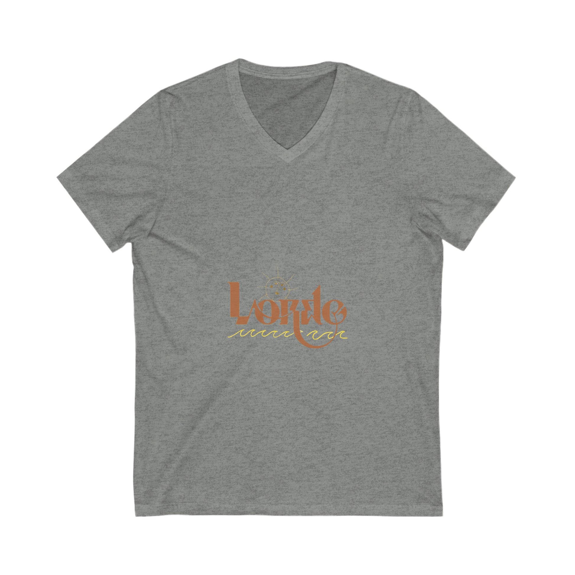 Wave & Sun Unisex Jersey Short Sleeve V-Neck Tee - snazzymerch