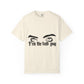 Billie Eilish Inspired Dyed T-shirt – Eyes & Shadows Gothic Edition Printify