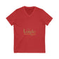 Wave & Sun Unisex Jersey Short Sleeve V-Neck Tee - snazzymerch