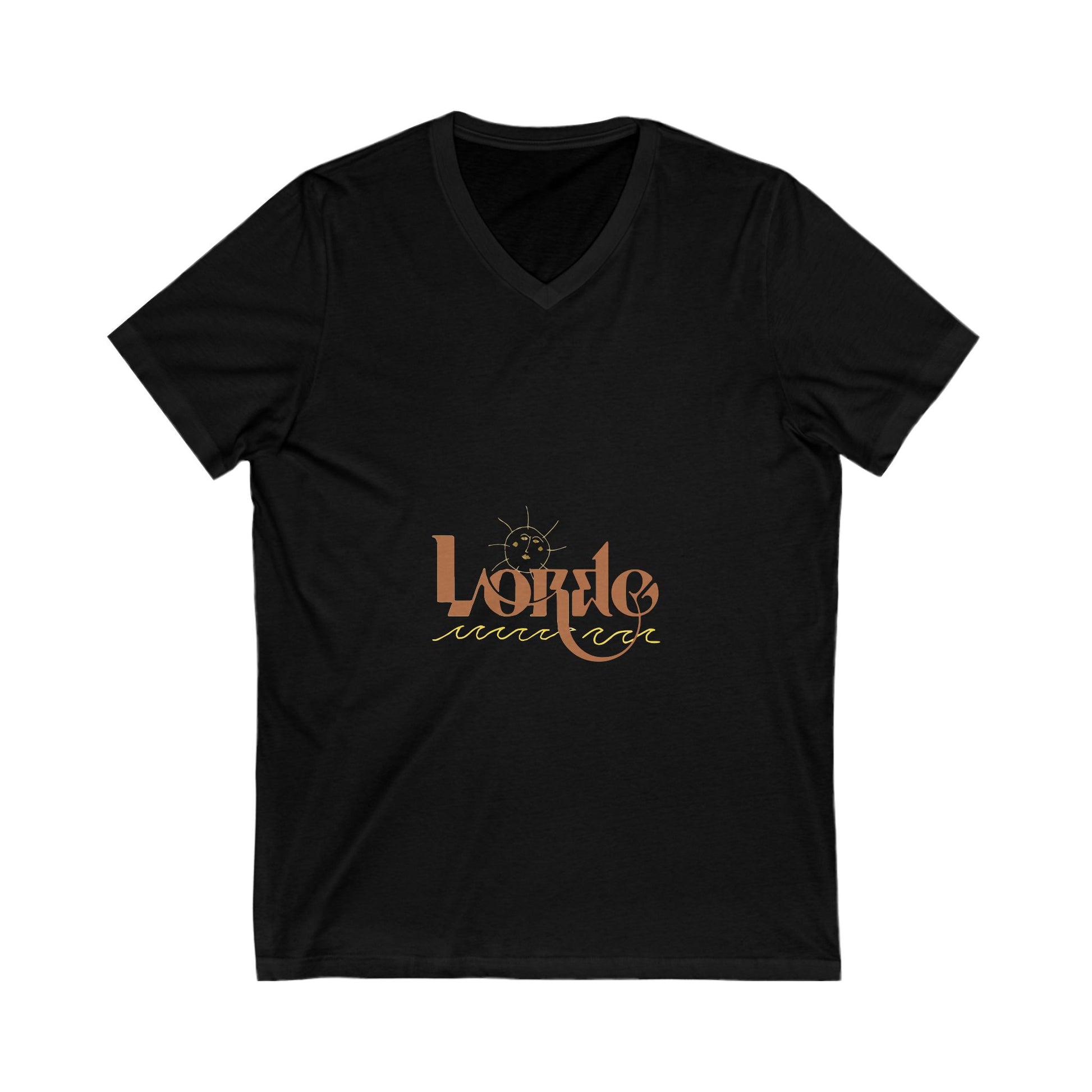 Wave & Sun Unisex Jersey Short Sleeve V-Neck Tee - snazzymerch