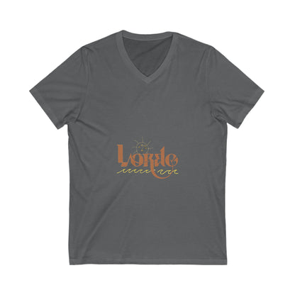 Wave & Sun Unisex Jersey Short Sleeve V-Neck Tee - snazzymerch
