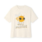 Oversized boxy Tee – Snazzy Bee positive Edition Printify