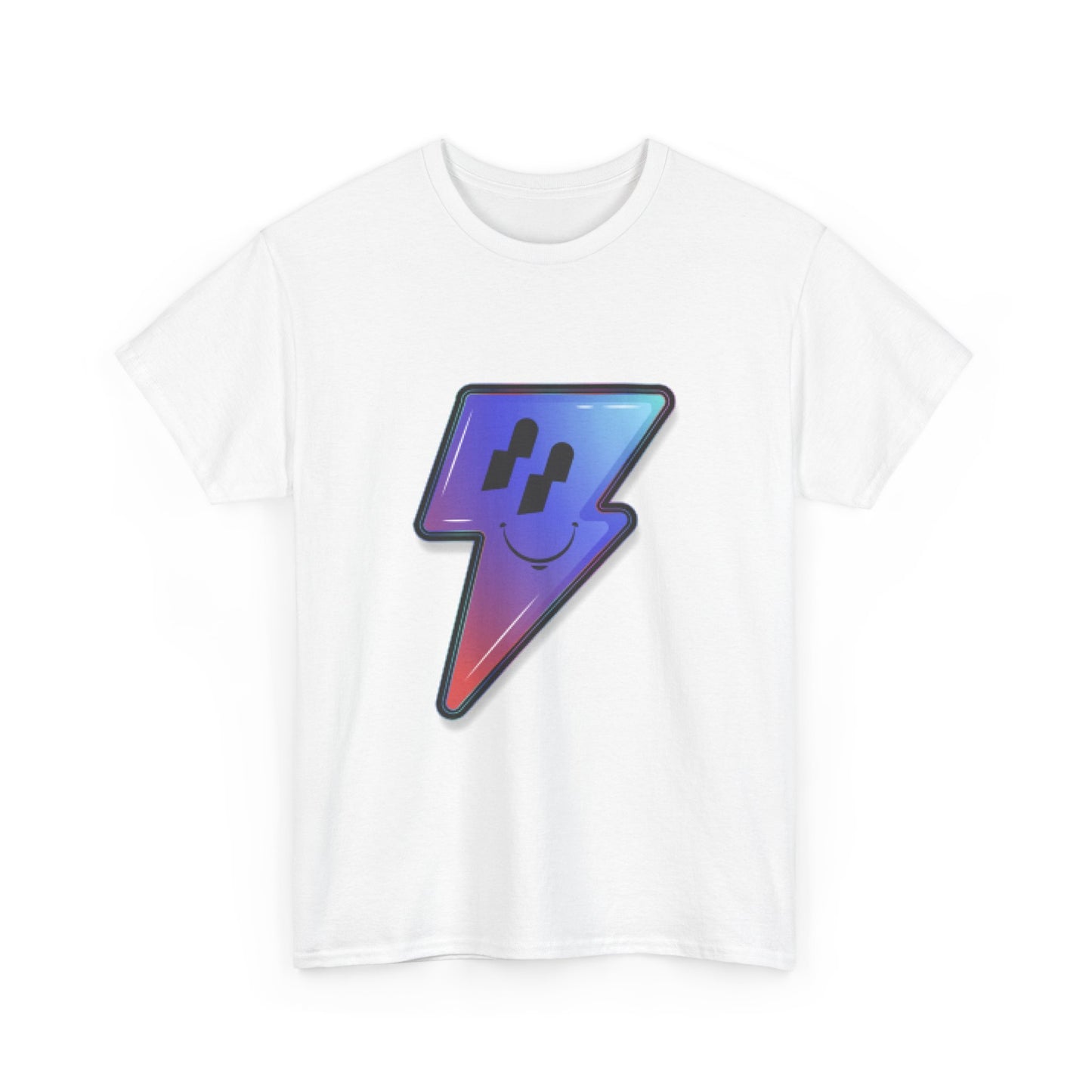Smiley Charge Pop Unisex Heavy cotton tee Printify