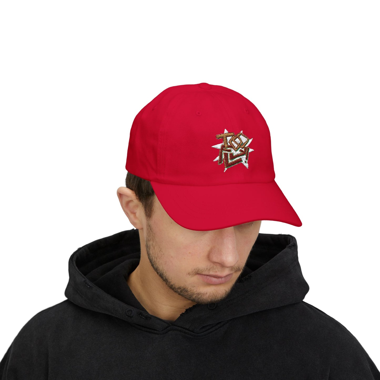 Geometric Lettering Classic Dad Cap - snazzymerch