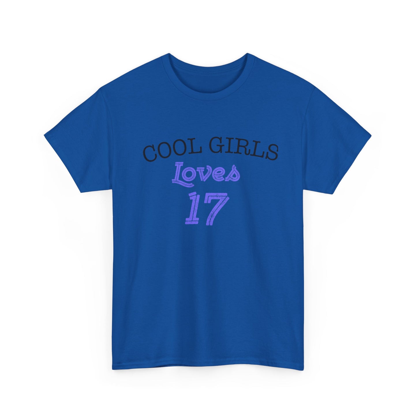 Love for 17 Graphic Unisex Heavy Cotton Tee - snazzymerch