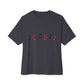 Music Vibes Unisex oversized Boxy Tee - snazzymerch