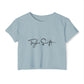 Pop Muse Silhouette Women's Festival Crop Top - snazzymerch
