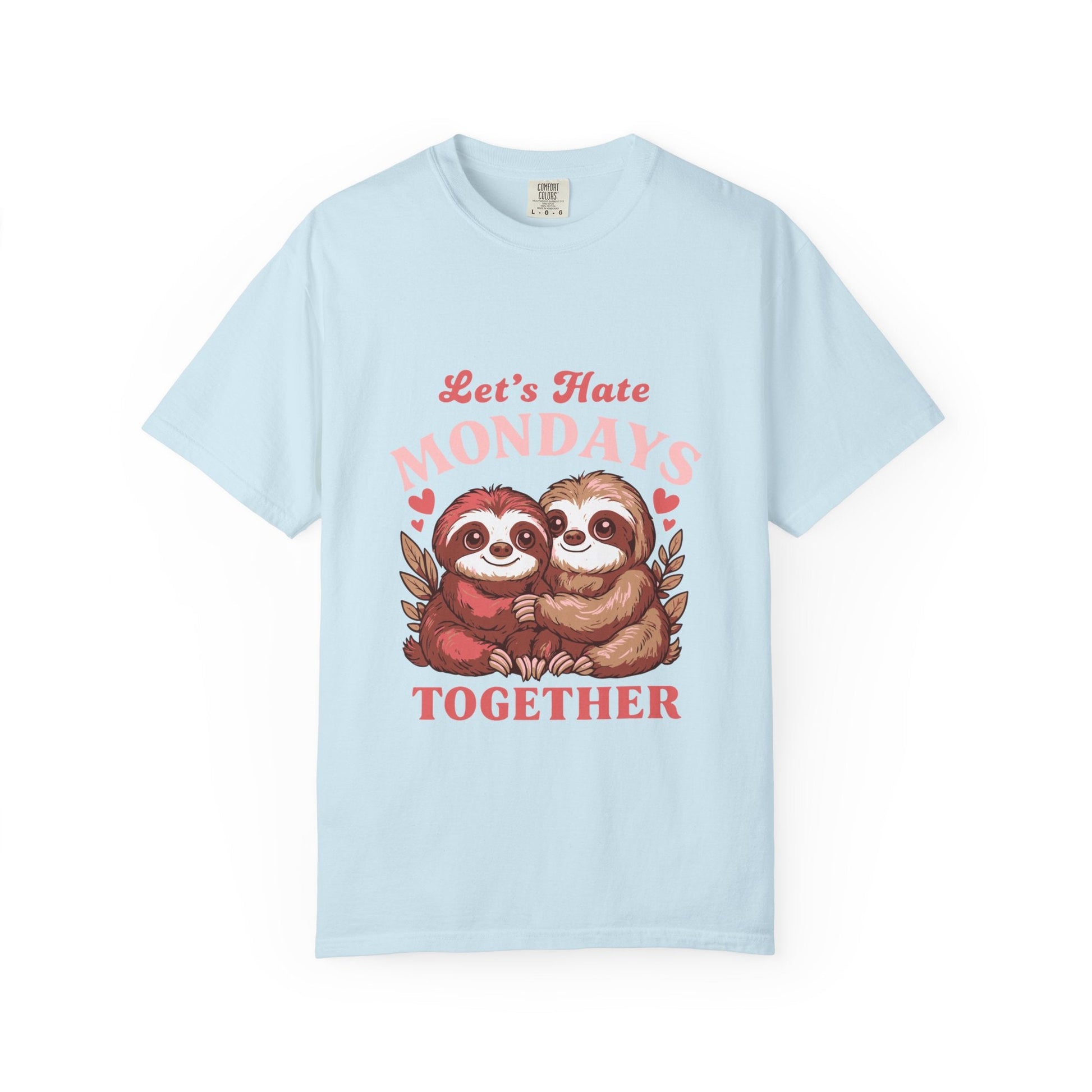 Dyed T-shirt – Snazzy Lets hate Monday Edition Printify