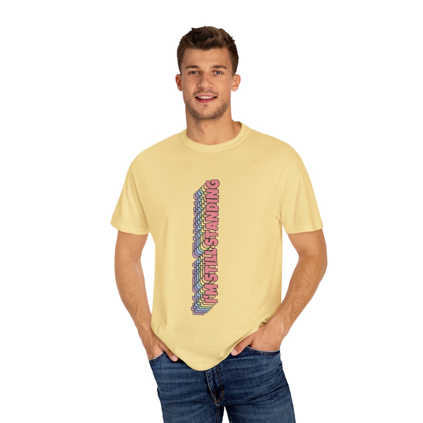 Standing Unisex Garment-Dyed T-shirt - snazzymerch