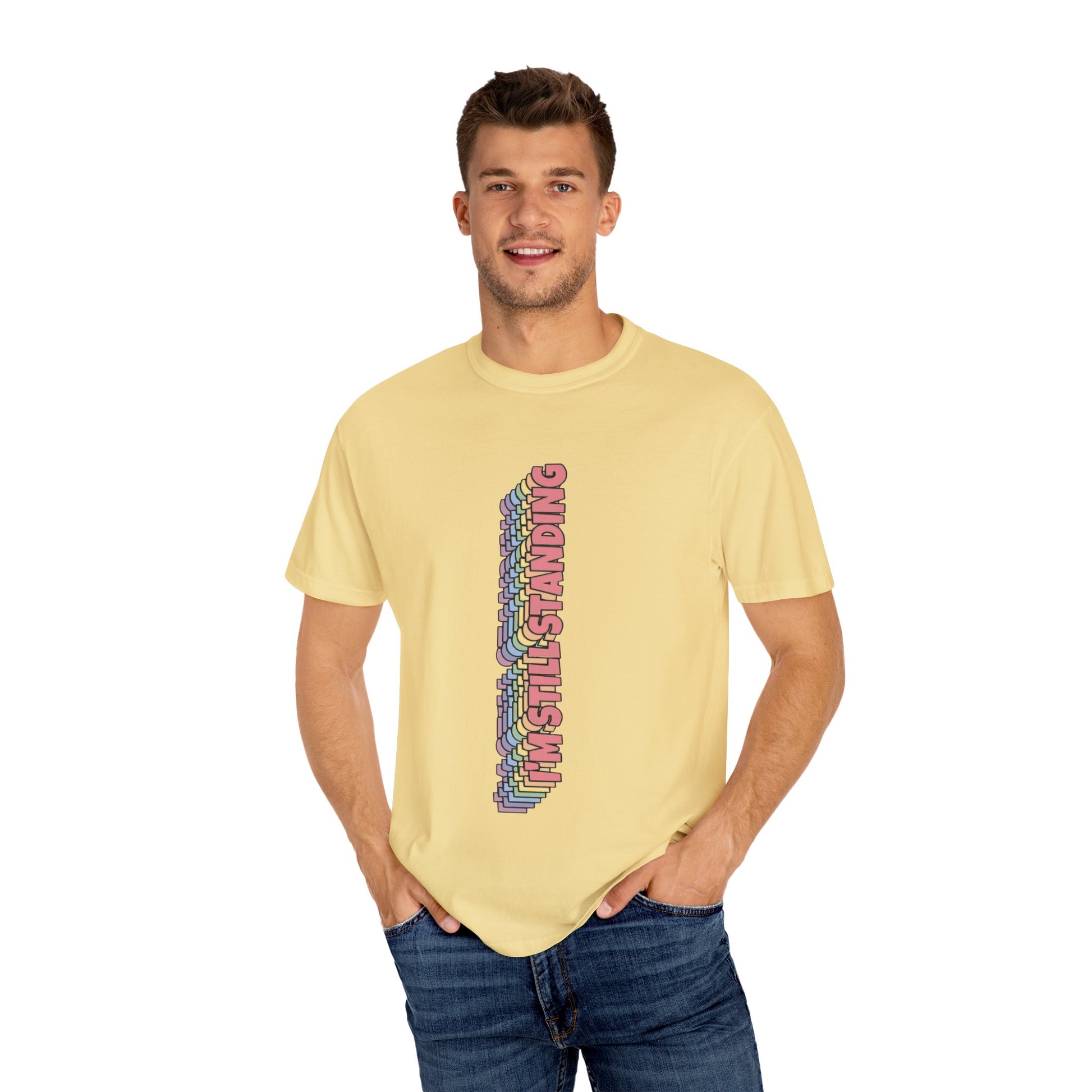 Standing Unisex Garment-Dyed T-shirt - snazzymerch