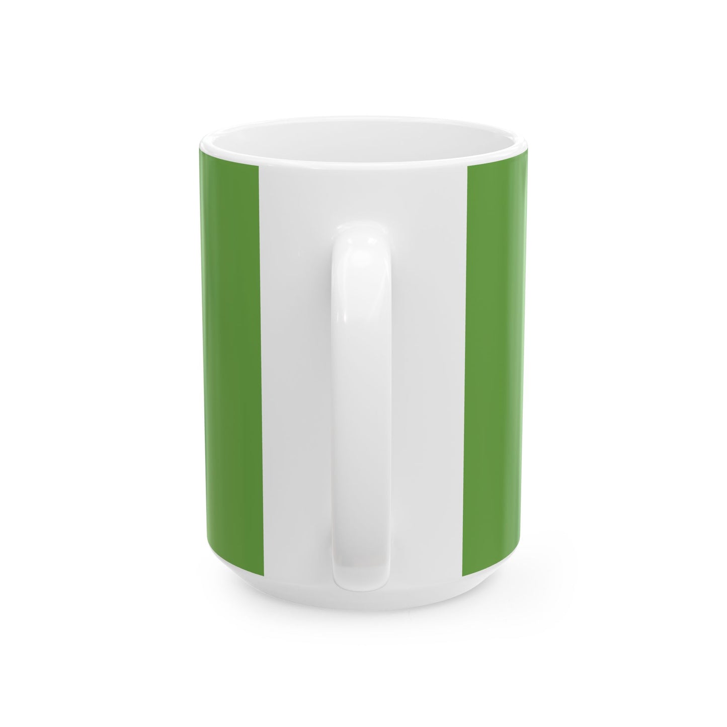 Minimal Bold Number Ceramic Mug, (11oz, 15oz) - snazzymerch