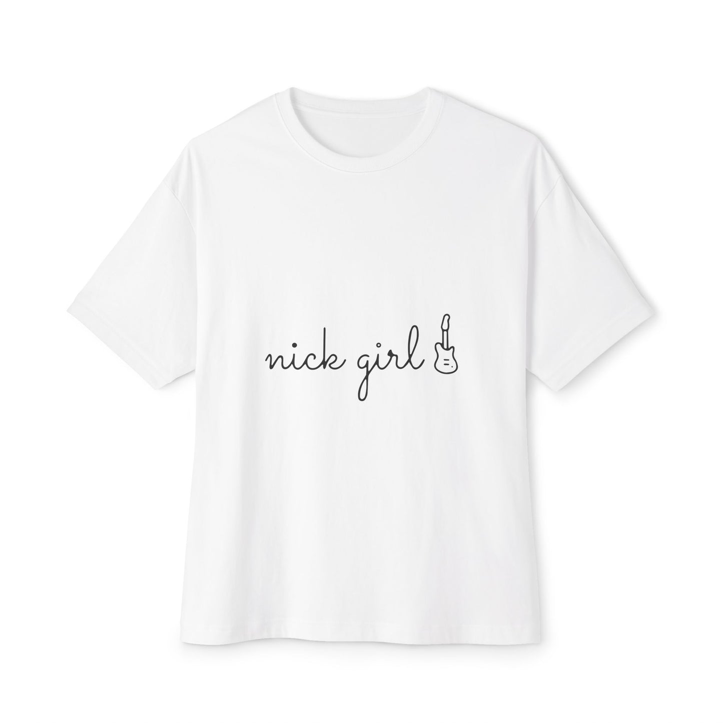Retro Font Unisex Oversized Boxy Tee - snazzymerch