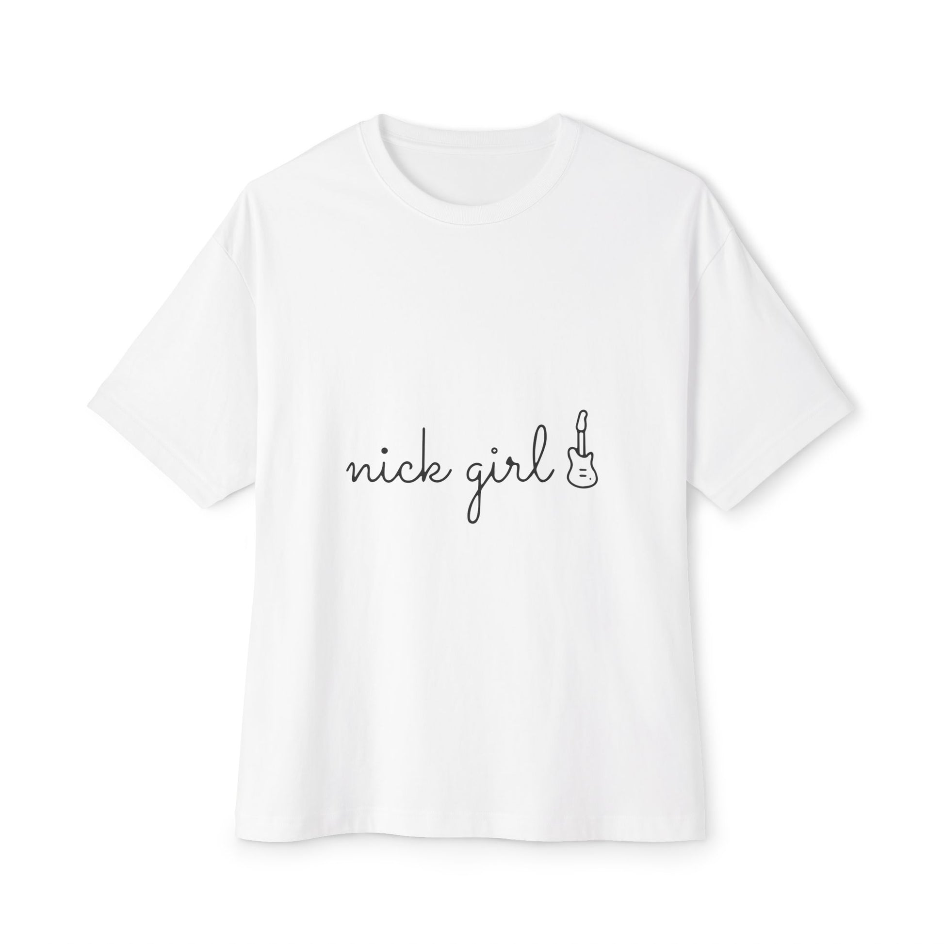 Retro Font Unisex Oversized Boxy Tee - snazzymerch