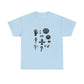 Ocean Wave with Heart Outline Unisex Heavy Cotton Tee Printify