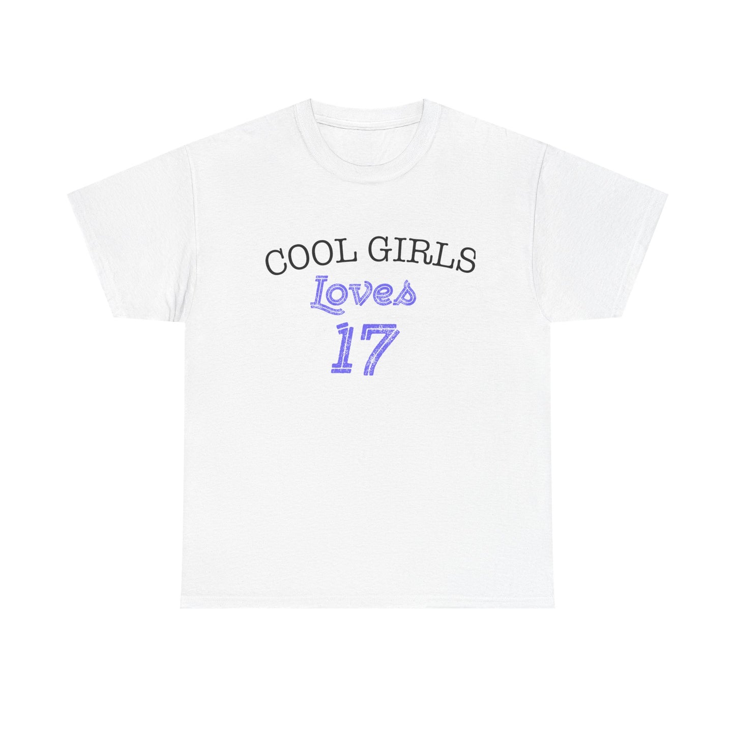 Love for 17 Graphic Unisex Heavy Cotton Tee - snazzymerch