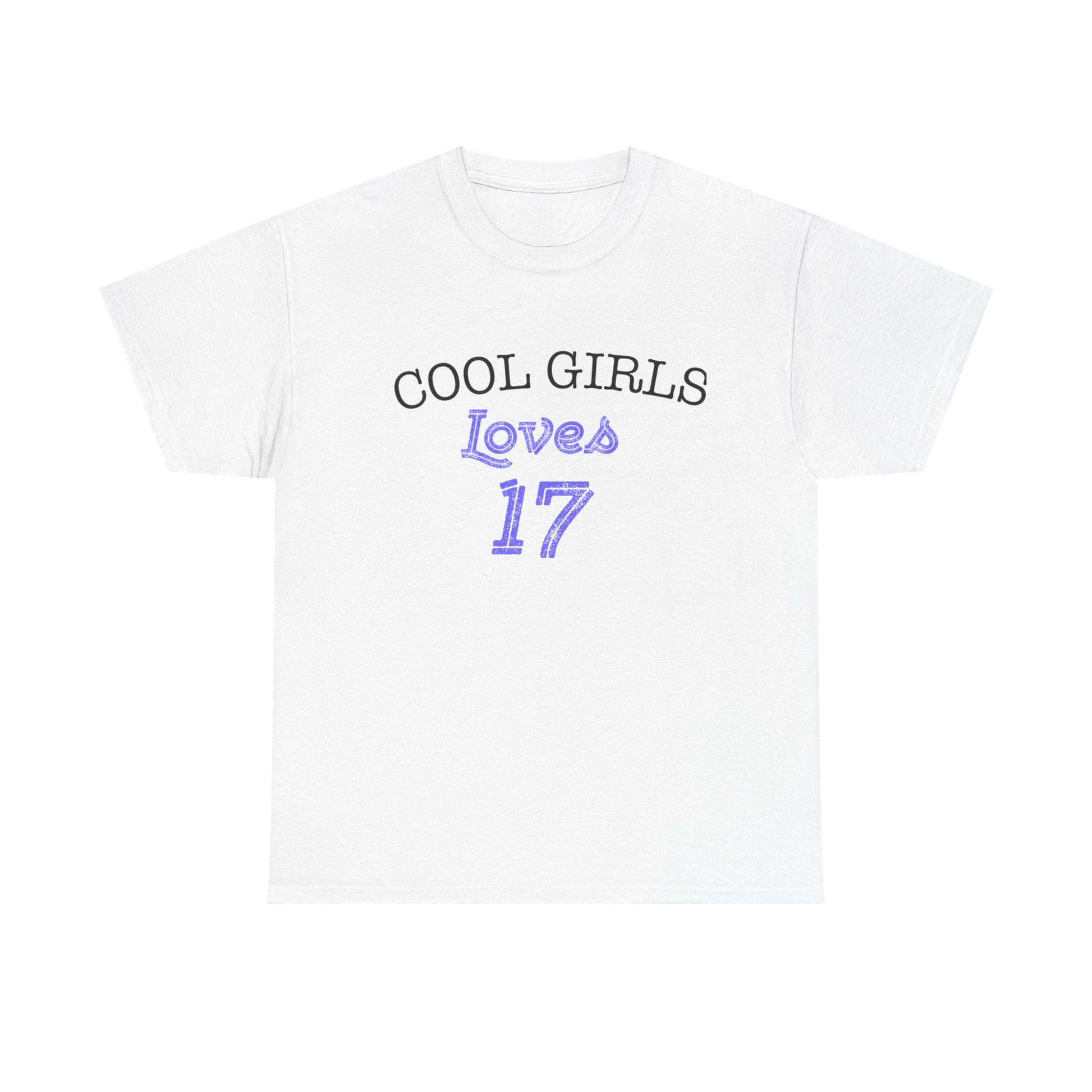 Love for 17 Graphic Unisex Heavy Cotton Tee - snazzymerch