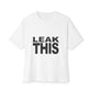 Bold Lettering Unisex Oversized Boxy Tee - snazzymerch