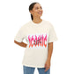 Flame Flight Iconic Unisex Oversized Boxy tee Printify