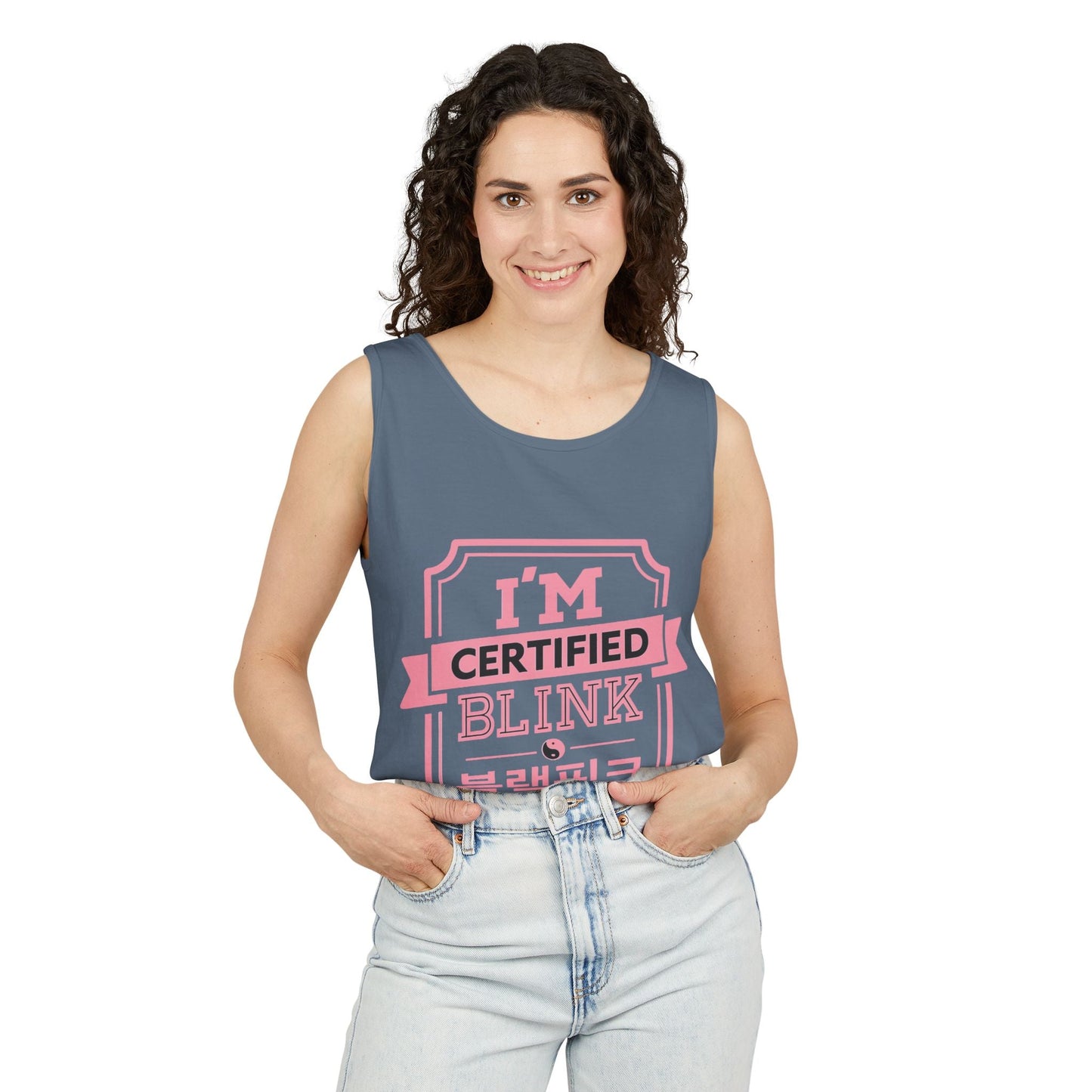 Certified BLINK Badge – Dyed Tank Top Printify