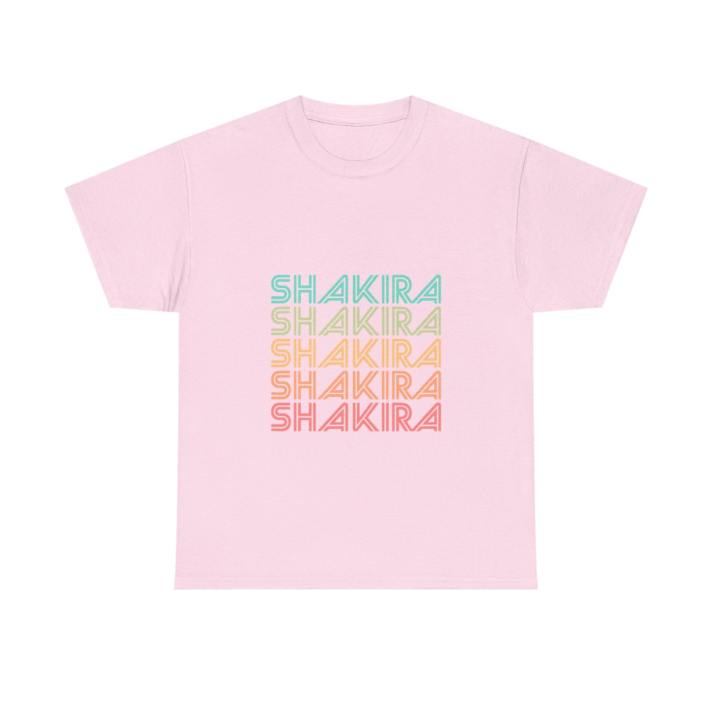 Retro Pop Lines Unisex Heavy cotton tee Printify