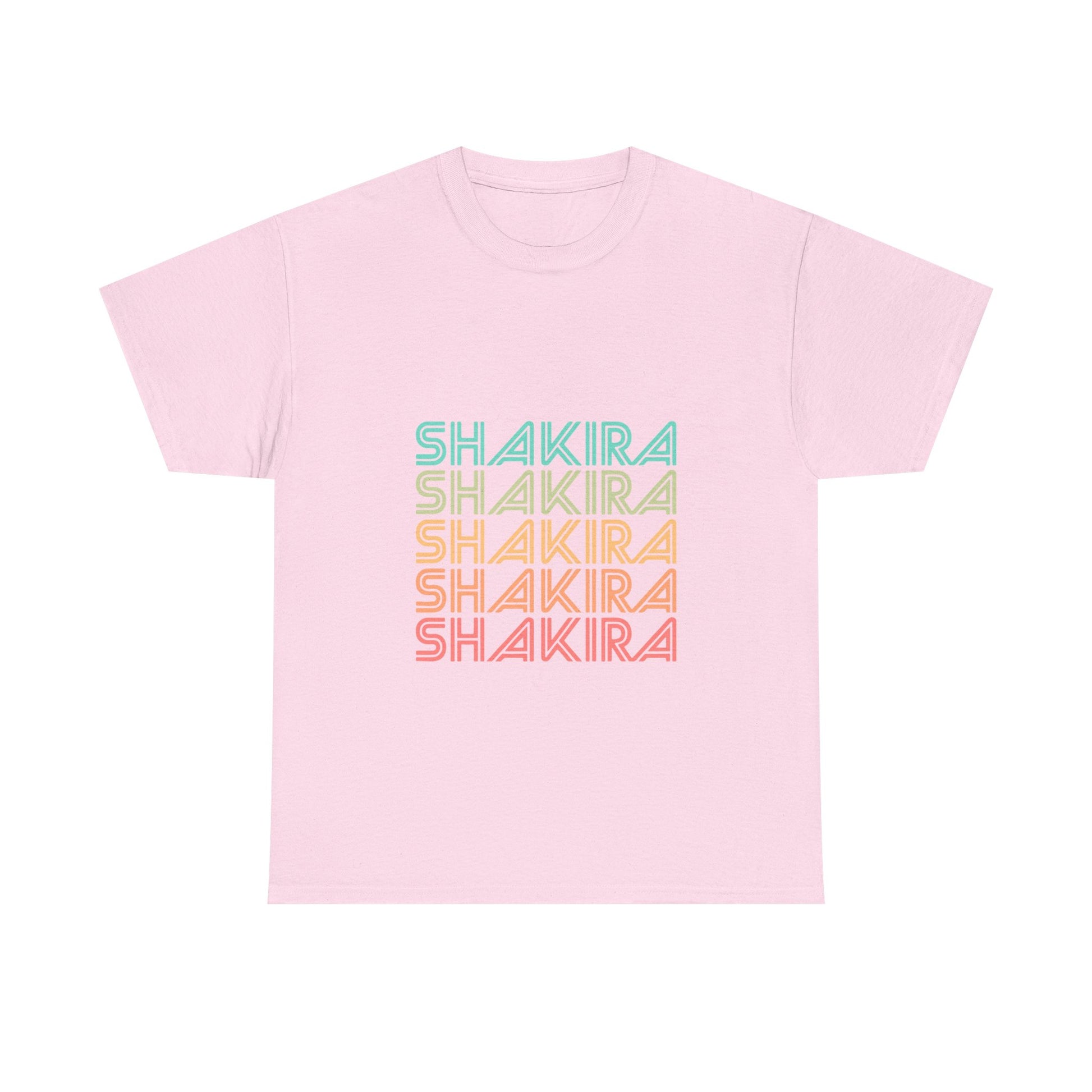 Retro Pop Lines Unisex Heavy cotton tee Printify