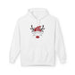 Santa Hat Reindeer Face Christmas Hoodie – Holiday Edition Printify