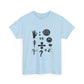 Ocean Wave with Heart Outline Unisex Heavy Cotton Tee Printify