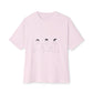 Classic White Unisex Oversized Boxy Tee - snazzymerch