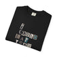Billie Eilish Inspired Dyed T-shirt – Mixed Message Collage Edition Printify