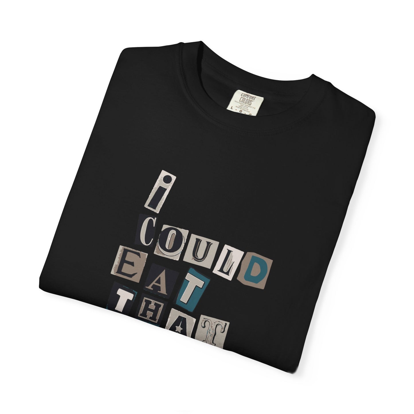 Billie Eilish Inspired Dyed T-shirt – Mixed Message Collage Edition Printify