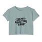 Retro Girl Power Women's Festival Crop Top - snazzymerch