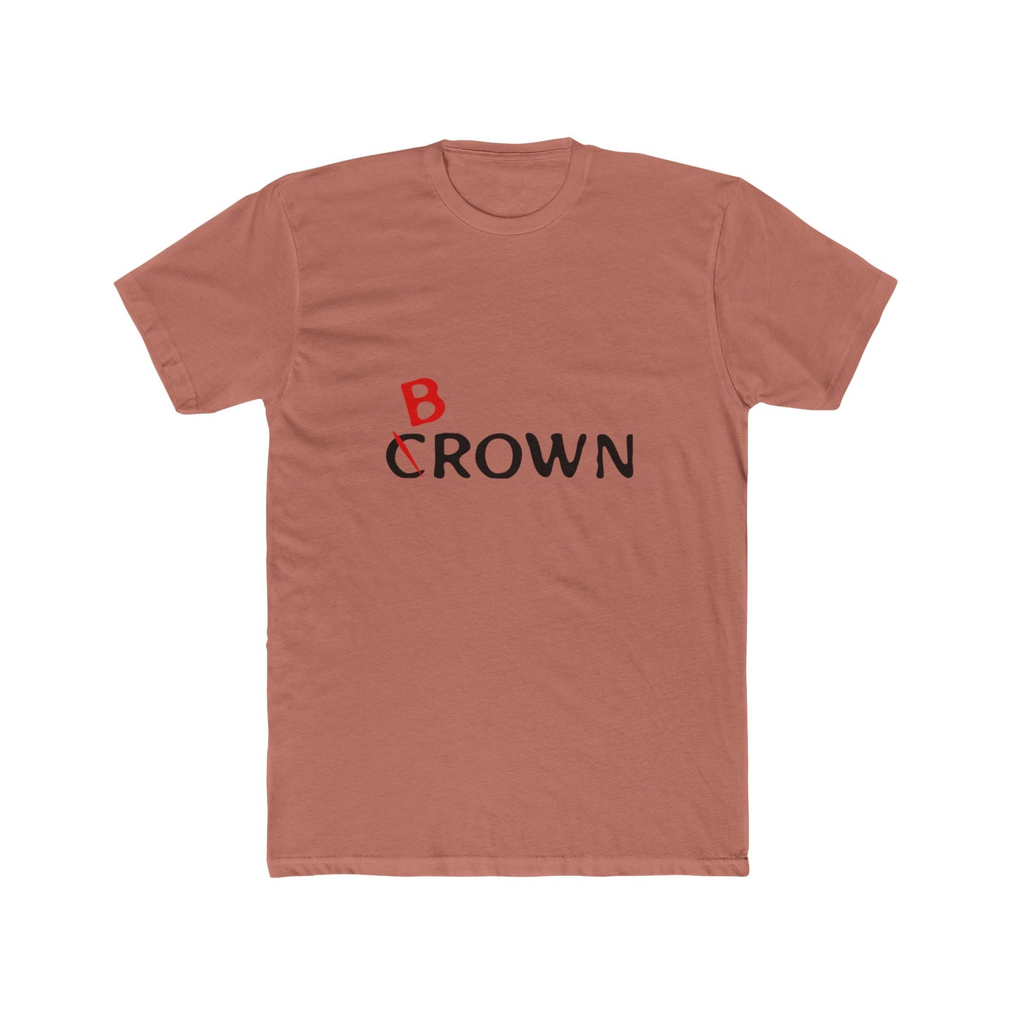 Abstract Red Flag Typography Unisex Cotton Tee - snazzymerch