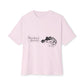 Text Graphic Unisex Oversized Boxy Tee - snazzymerch