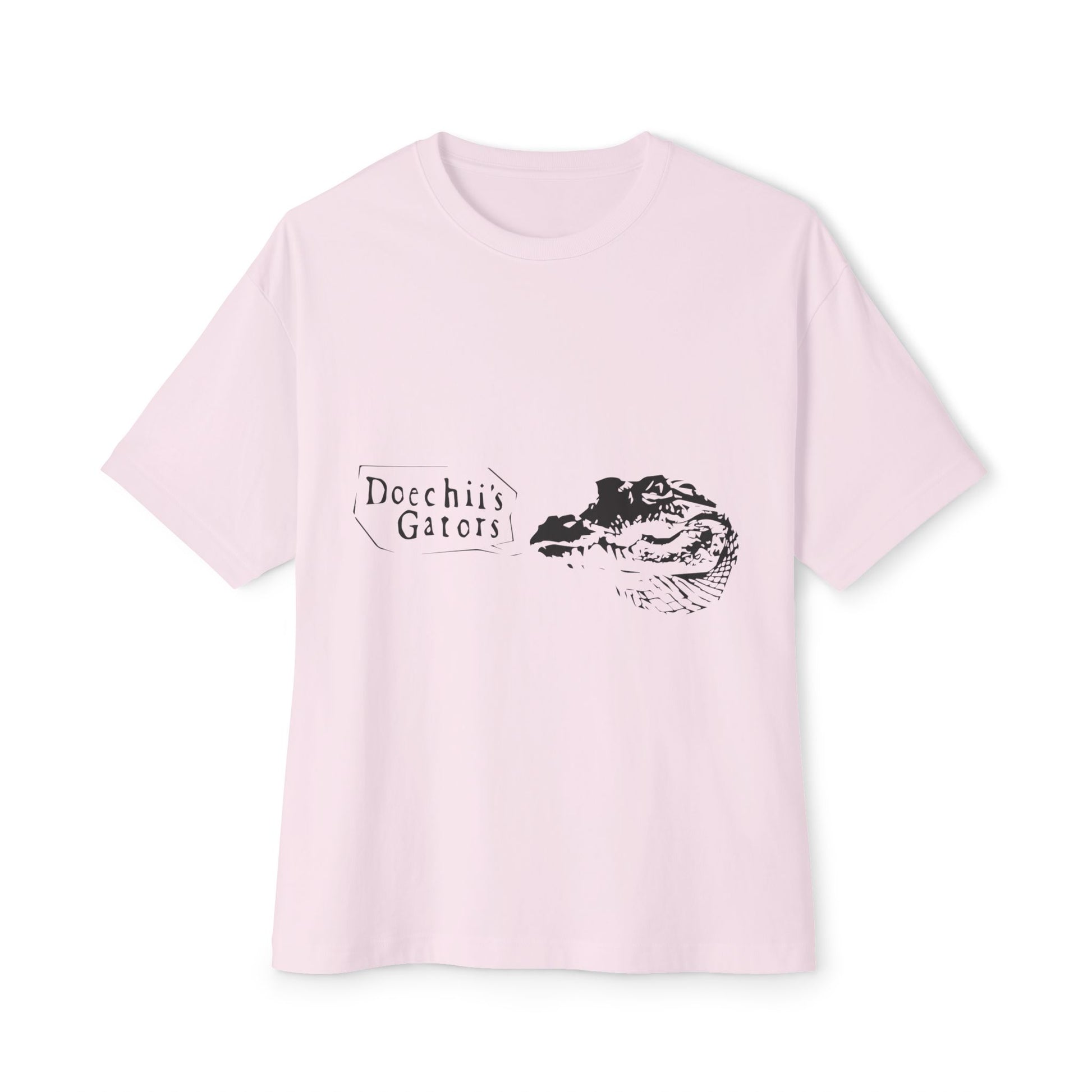 Text Graphic Unisex Oversized Boxy Tee - snazzymerch