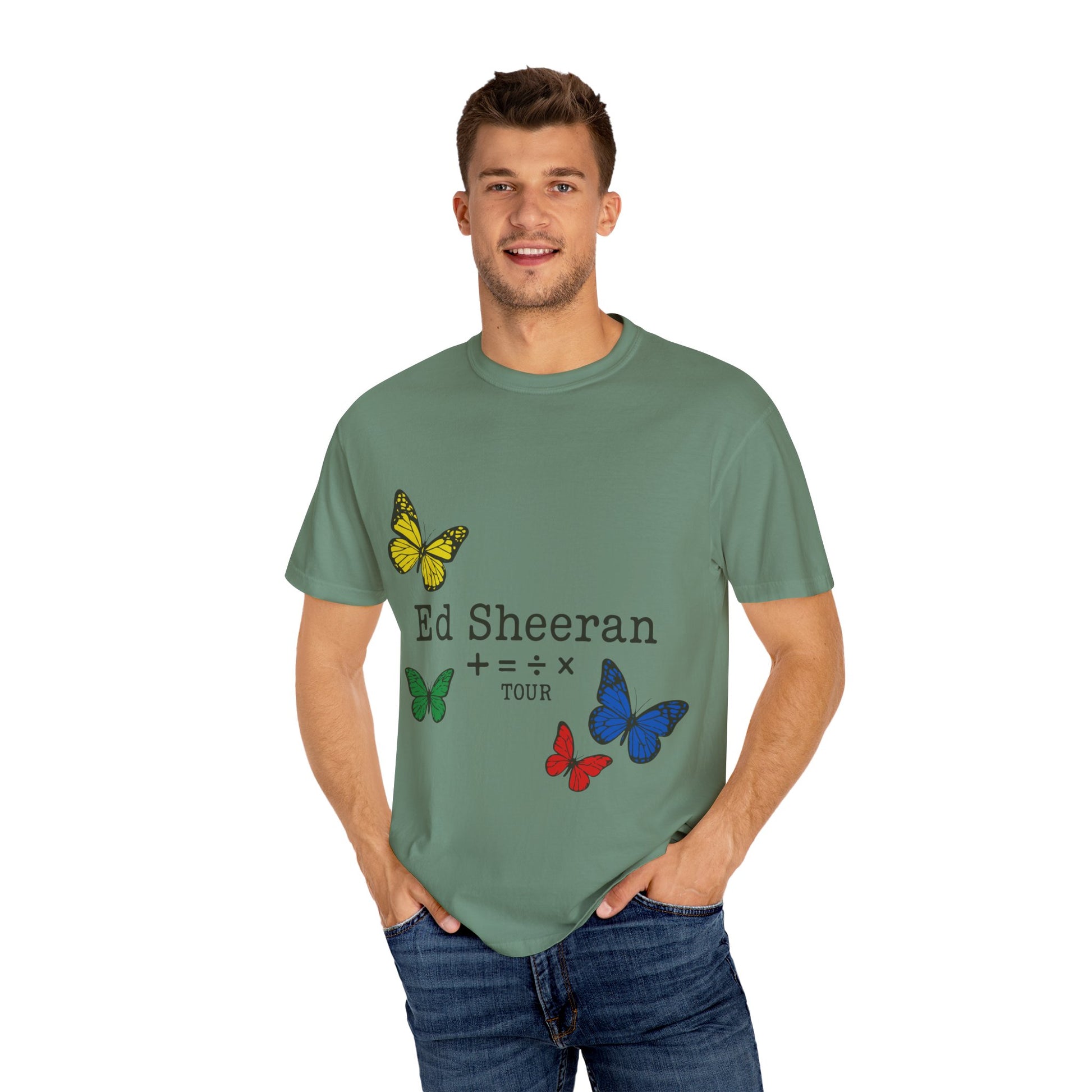 Ed Sheeran Butterfly Dyed T-Shirt | Vintage Fit