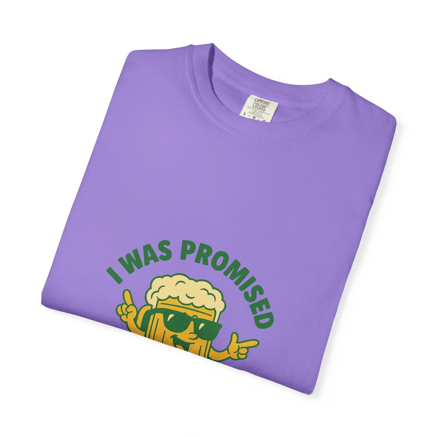 Unisex Garment-Dyed T-shirt – Snazzy Free Beer Edition Printify