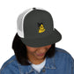 Billie Eilish Inspired Trucker Cap – Neon Mood Portrait Edition Printify