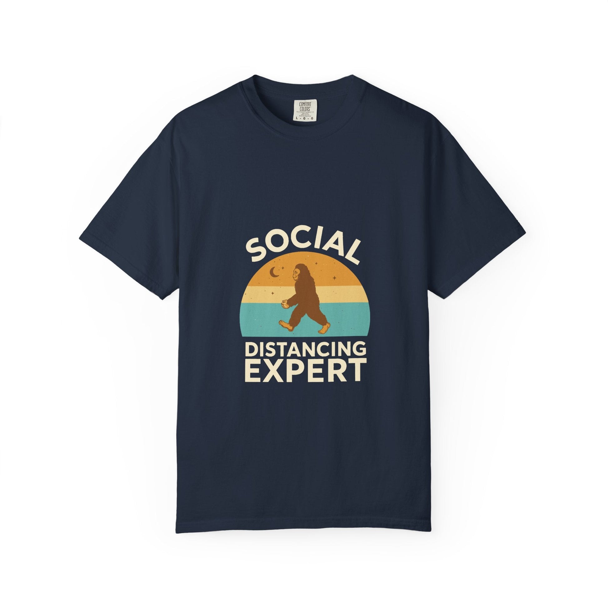 Dyed T-shirt – Snazzy Social Distance Edition Printify