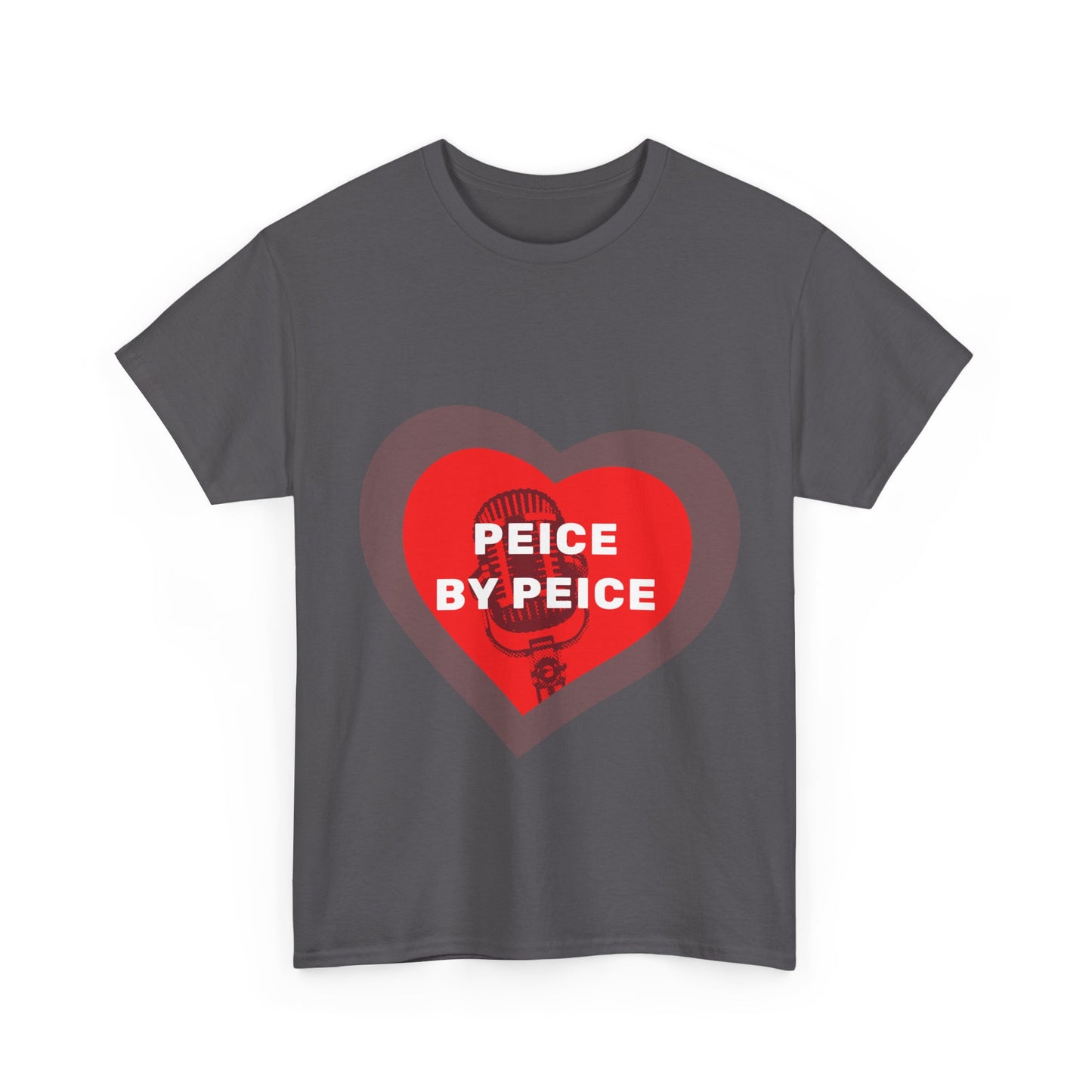 Piece by Piece Mic Drop Unisex Heavy cotton tee Printify