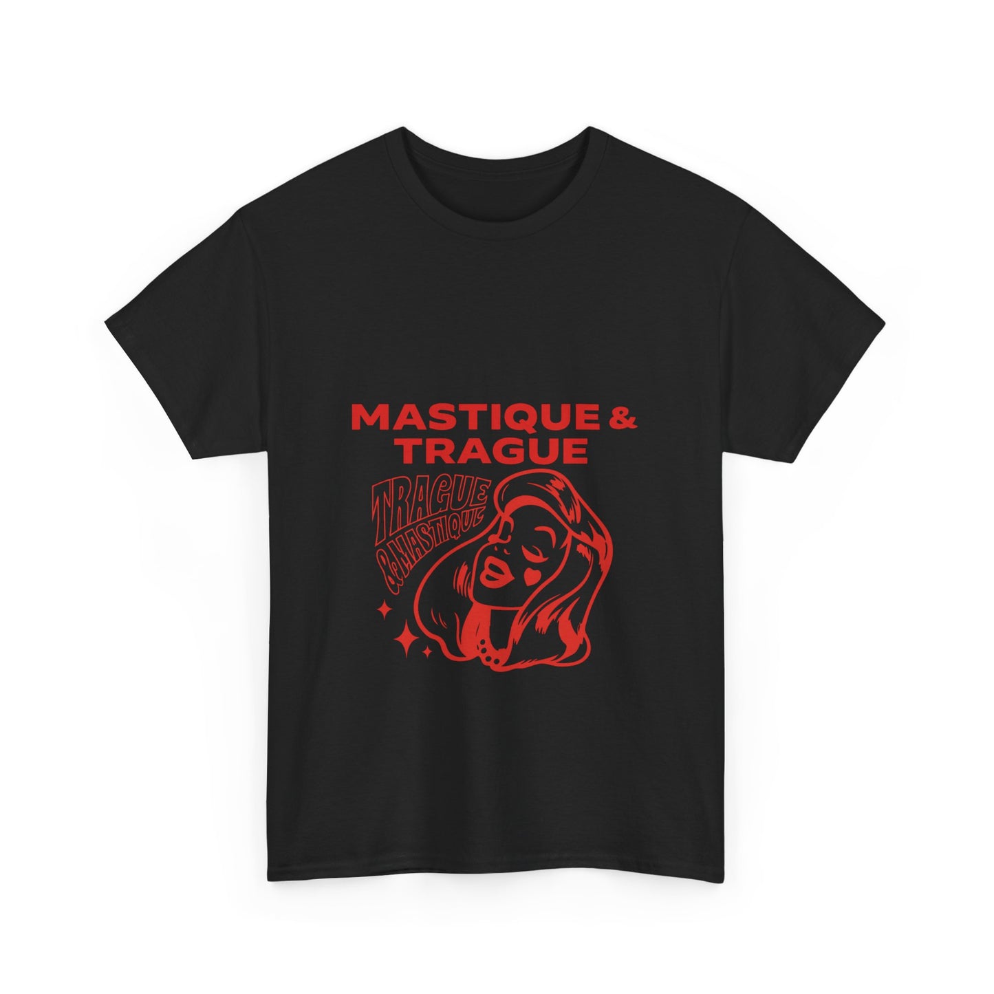 Fierce Femme in Red Unisex Heavy cotton tee Printify