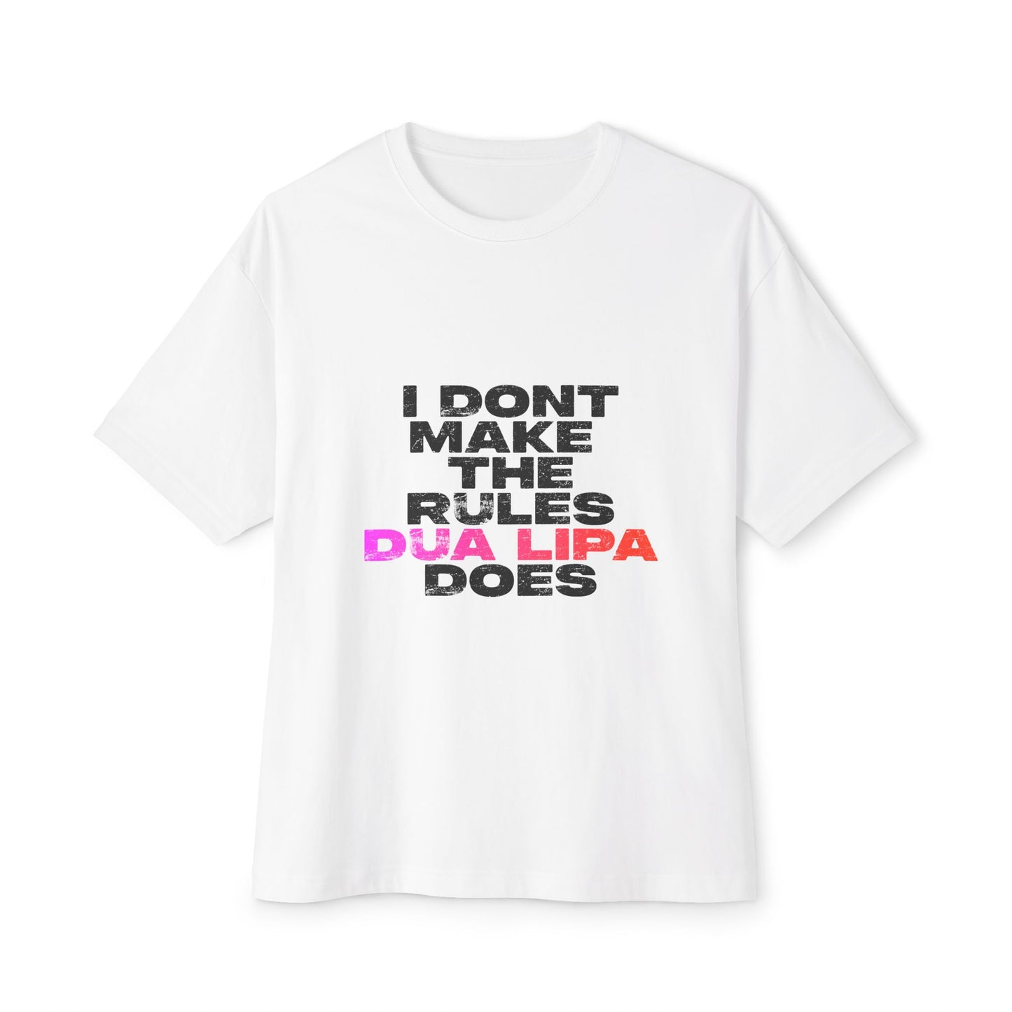 Retro Fade Letter Unisex Oversized Boxy Tee - snazzymerch