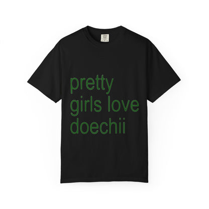 Green Text Statement Unisex Garment-Dyed T-shirt - snazzymerch