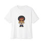 Afro Disco Mood Unisex Oversized Boxy Tee Printify