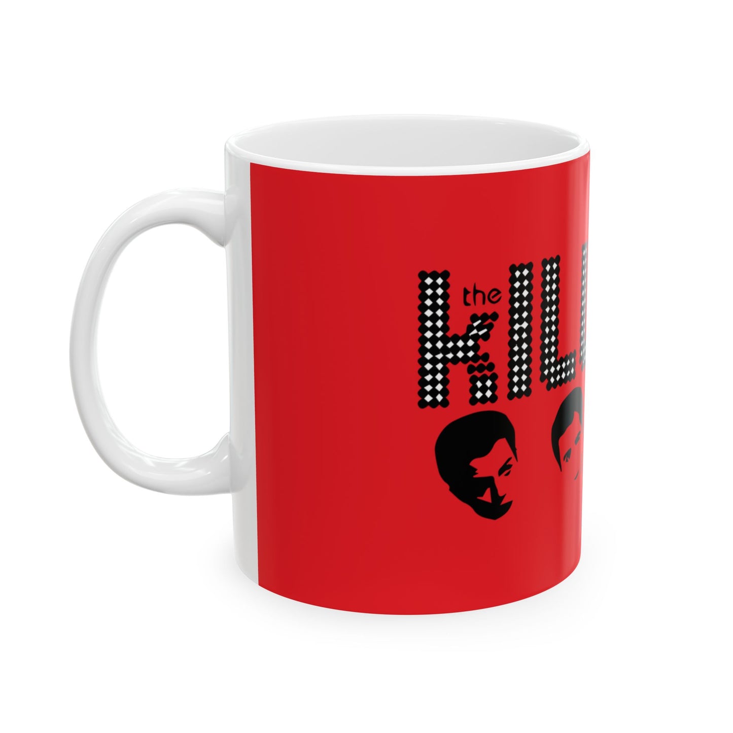 Diamond Dot Retro Ceramic Mug, (11oz, 15oz) - snazzymerch