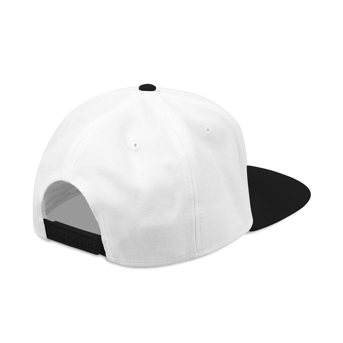Orange Lightning Text Logo Snapback Cap Printify