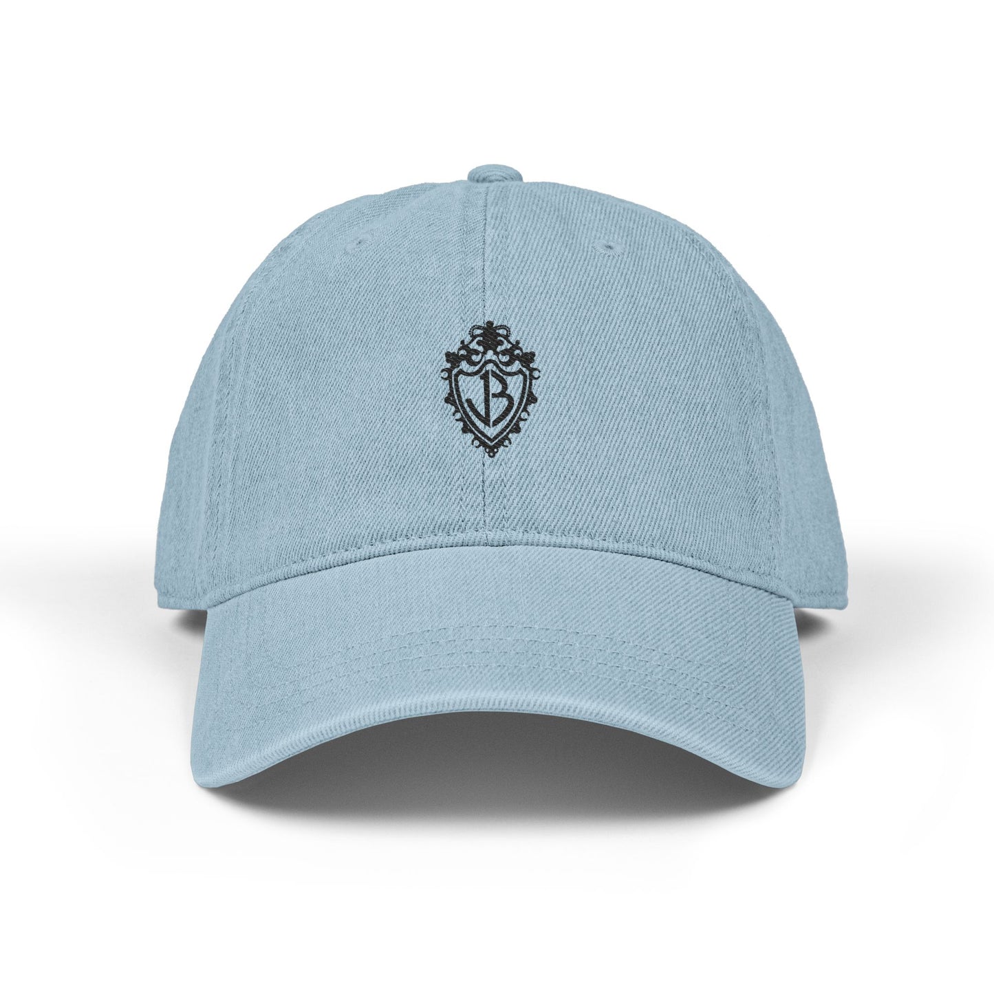 Minimal Black Denim Hat (Embroidery) - snazzymerch